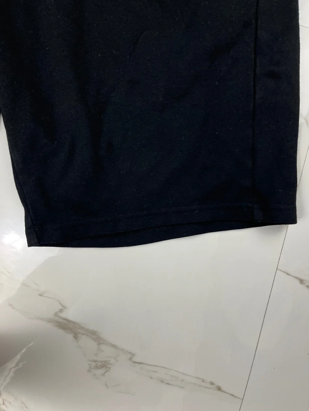 Black Athletic Shorts Size M Drawstring Pocket Casual